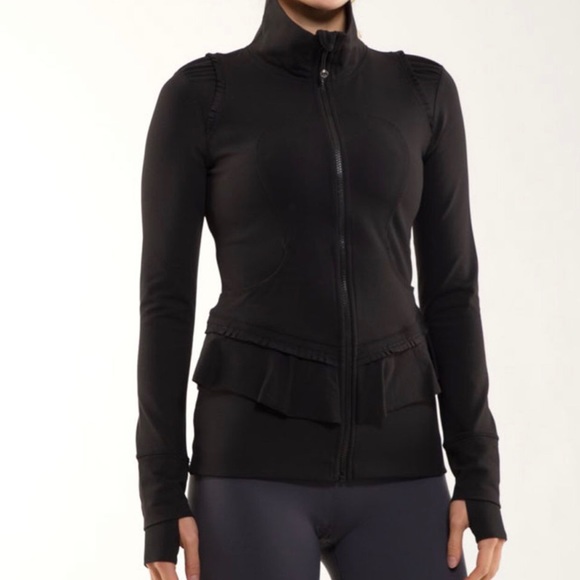 Lululemon Black City To Yoga Jacket Size 8 - Picture 11 of 11